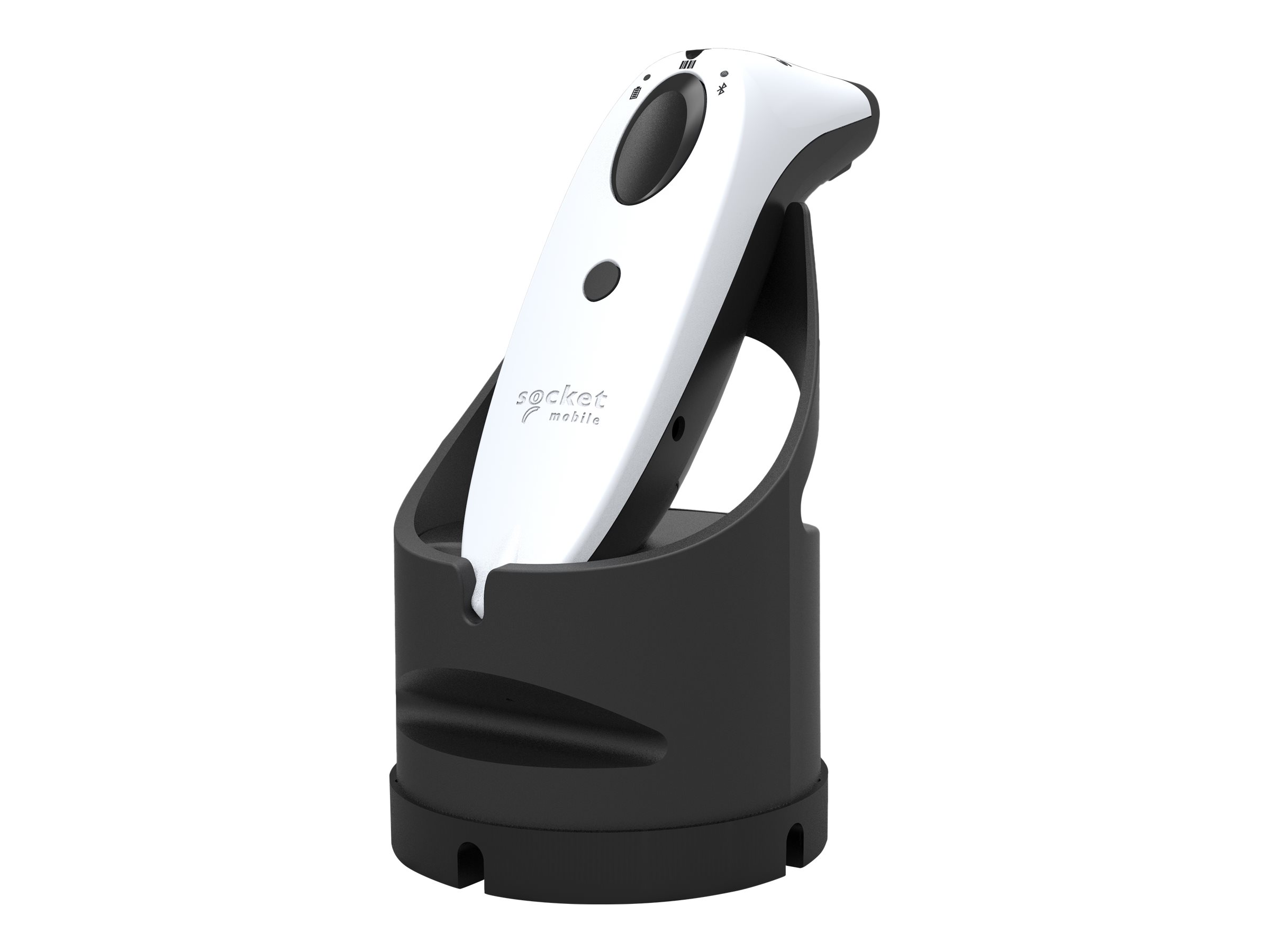 Socket Scan S740 1D/2D Universal Barcode Scanner (White) with Charging Dock (Black)