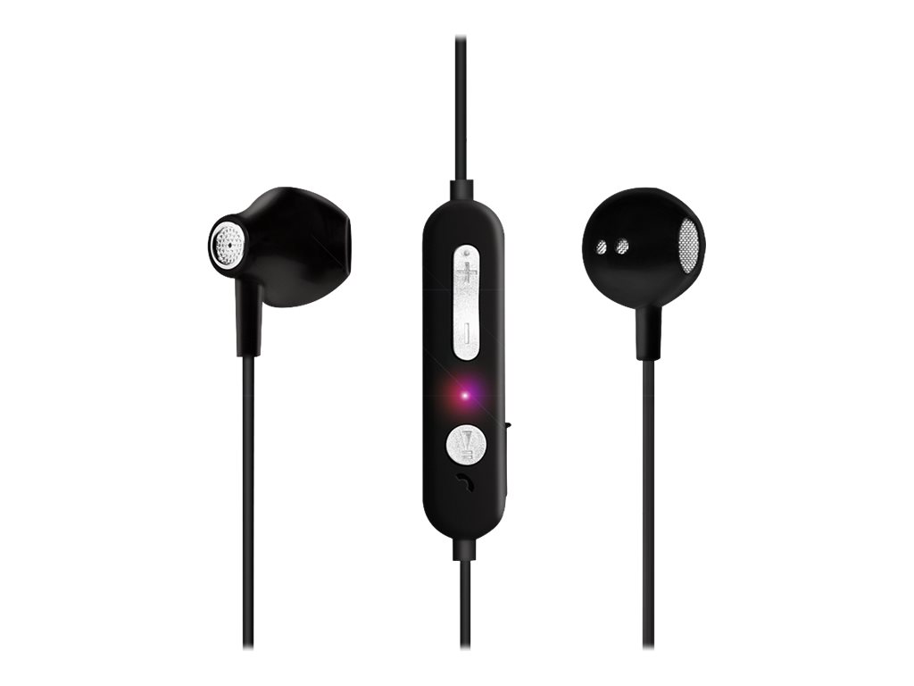 In-ear bluetooth headset - Mikrofon, Siri/Google, Sort