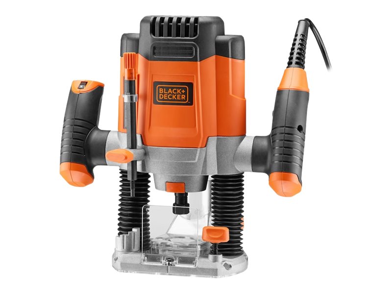 BLACK+DECKER KW1200E-QS - Dykrouter - 1200 W - spændepatron 6 mm, 6,35 mm, 8 mm