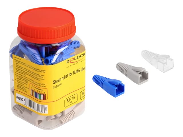 Delock Blå Grå Transparent