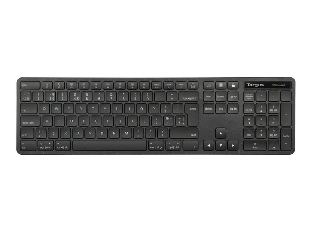 Targus EcoSmart - keyboard full size - QWERTY - Nordic - black Input Device - Tastatur - Nordisk - Sort