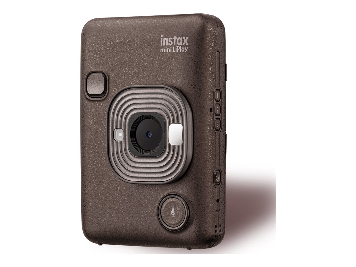 Fujifilm Instax Mini LiPlay - Digitalkamera - kompakt med hurtigfotoprinter - Bluetooth - dyb bronze