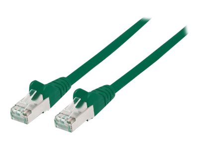 Intellinet Network Patch Cable, Cat6, 5m, Green, Copper, S/FTP, LSOH / LSZH, PVC, RJ45, Gold Plated Contacts, Snagless, Booted, Polybag CAT 6 SFTP,