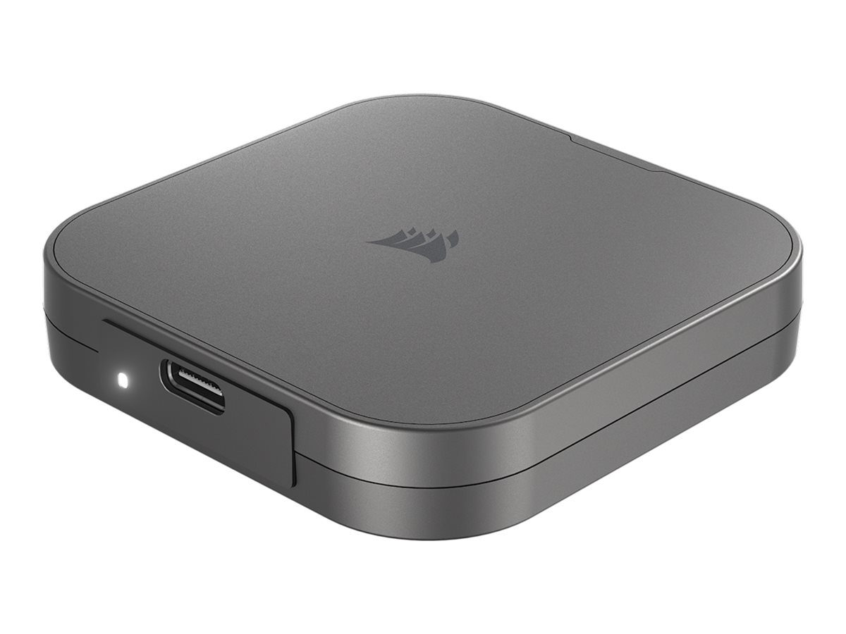 Corsair EX300U Portable SSD - 2TB - Ekstern SSD - Grå - USB 3.2 Gen 2