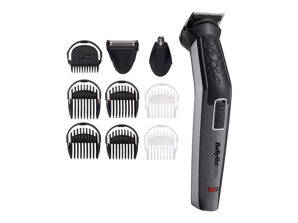 Hårklipper Babyliss MT727E 10-i-1 multitrimmer, sølv/sort