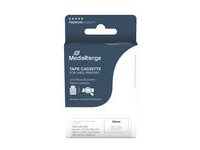 MediaRange - label tape - laminated - 1 cassette(s) - Roll (2.4 cm x 8 m) (alternative for: Brother TZ-251 Brother TZE-251)