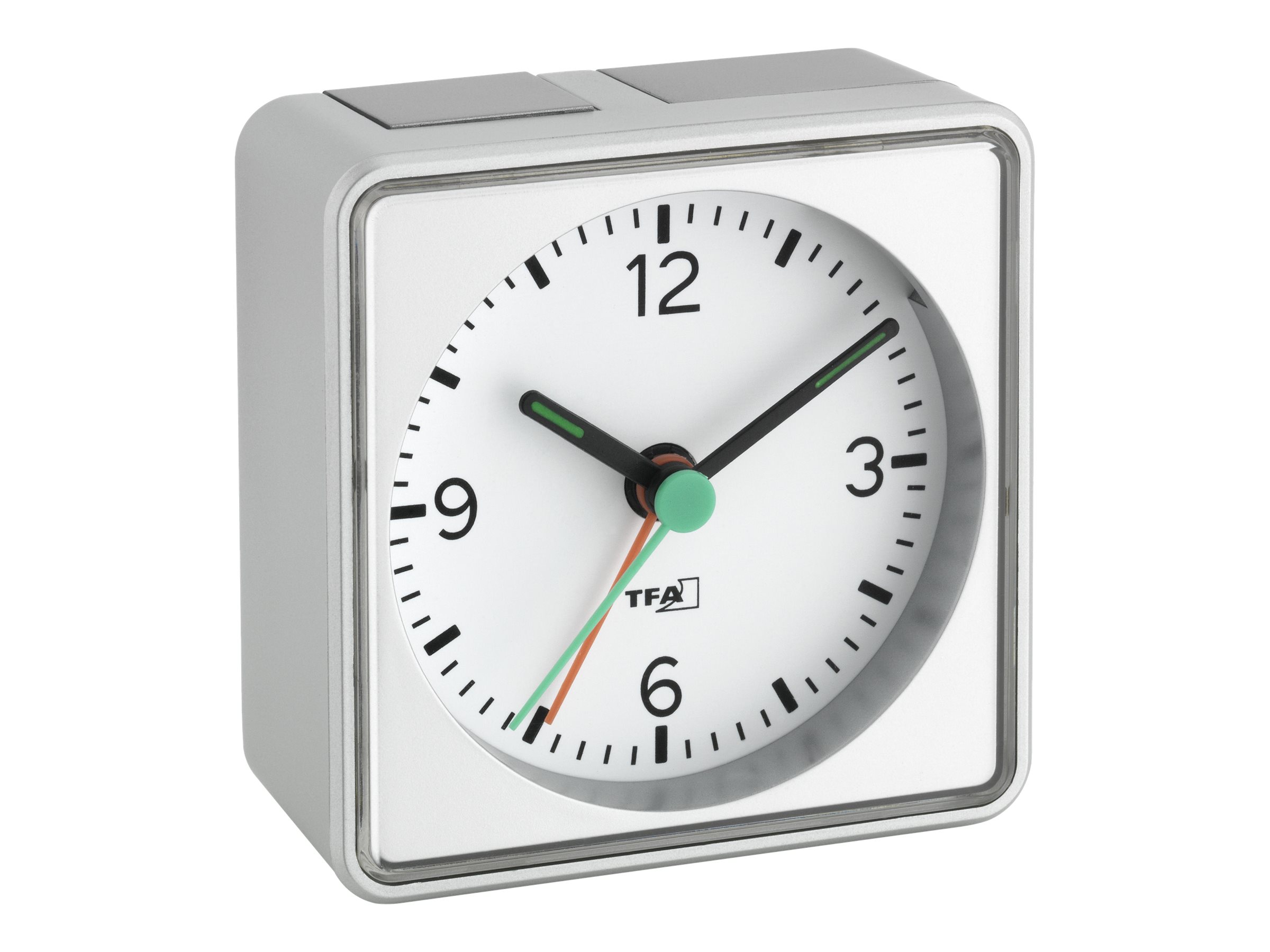 TFA Push Alarmur Sølv Analog