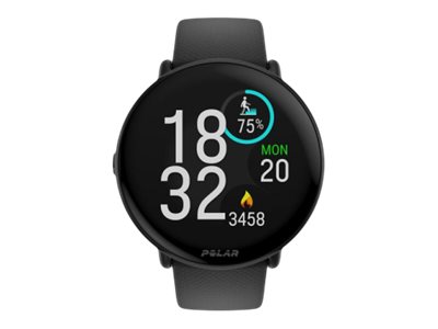 Polar Ignite 3 smartwatch 1,28" - sort silikonerem