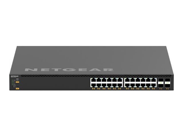 Netgear M4350-24x4v Administreret L3 10g Ethernet (100/1000/10000) Strøm Over Ethernet (poe) 1u Sort
