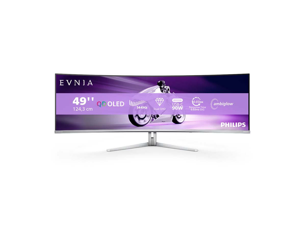 Philips Evnia 8000 49M2C8900L 49" 5120 x 1440 (UltraWide) HDMI DisplayPort USB-C 144Hz billede