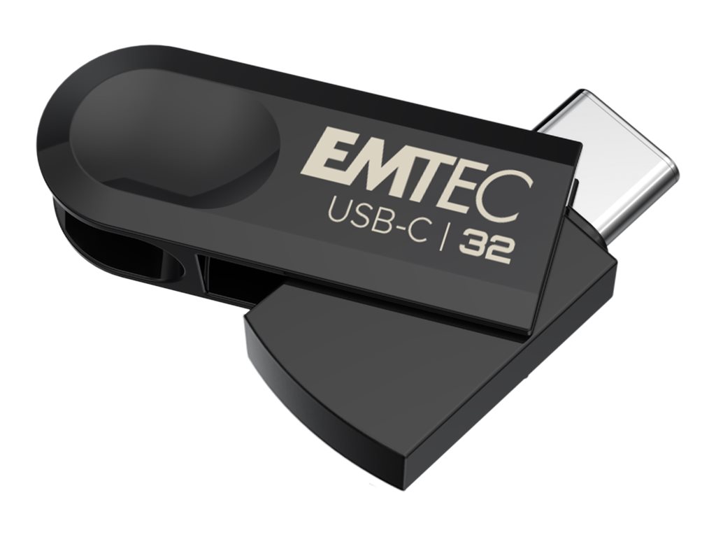 EMTEC C280 32GB USB-C 3.2 Gen 1 USB stick Sort