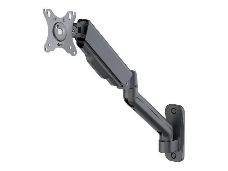 Goobay Single väggfäste för skärm, svart för bildskärmar från 17 till 32 tum (43 - 81 cm), max. 9 kg, för väggmontering