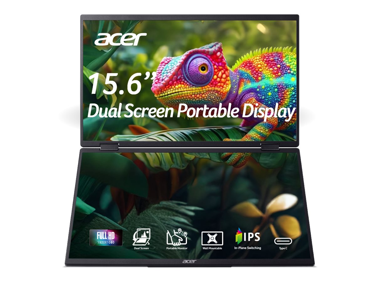 Acer PD163Qsmiuux 16" IPS 1920 x 1080 (Full HD) Mini HDMI USB-C 60Hz