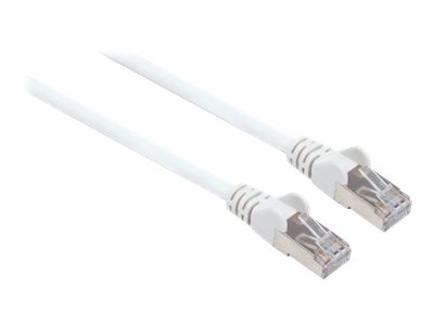 Intellinet Network Patch Cable, Cat6, 0.5m, White, Copper, S/FTP, LSOH / LSZH, PVC, RJ45, Gold Plated Contacts, Snagless, Booted, Polybag CAT 6 SFTP,