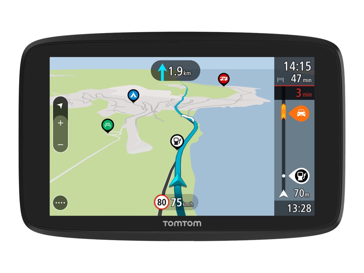TOM TOM GO Camper Tour GPS 6" - EU-kort, Wi‑Fi, Bluetooth