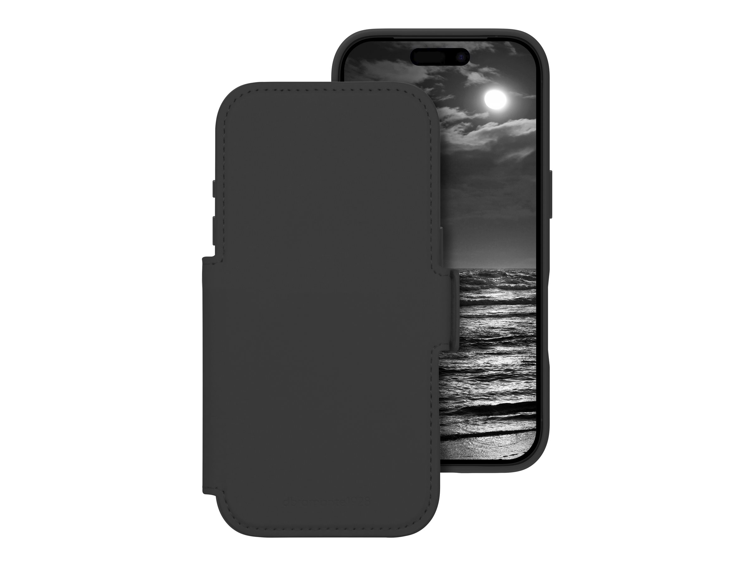 dbramante1928 iPhone 17 Pro Lynge 2-i-1 Wallet cover (midnight)
