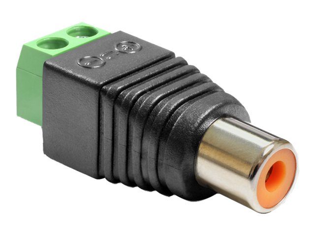 Delock Adapter RCA female > Terminal Block Video / lyd adapter