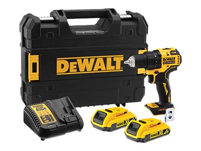 DeWALT DCD708D2T-QW 18V LI-ION Kompakt Boremaskine - inkl. 2 x 2Ah batterier, oplader, T-STAK Box