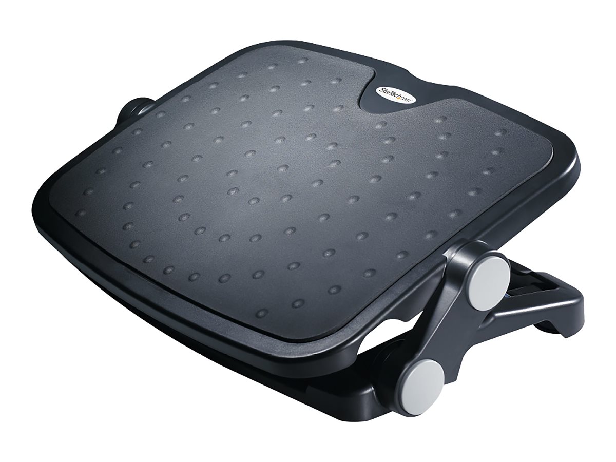 StarTech.com Under Desk Foot Rest - 18in x 14in - Adjustable Height and Angle - Foot Stool - Footrest for Desk - Office Foot Rest (FTRST1) Fodstøtte billede