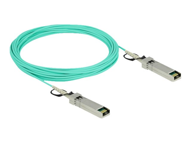 DeLOCK 10GBase-kabel til direkte påsætning Fiberoptik SFF-8431/SFF-8432 10m