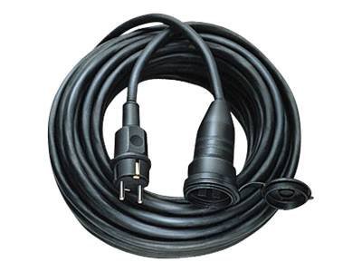 Brennenstuhl jordet forlængerkabel af gummi, CEE 7/7 til CEE 7/4 (Sch