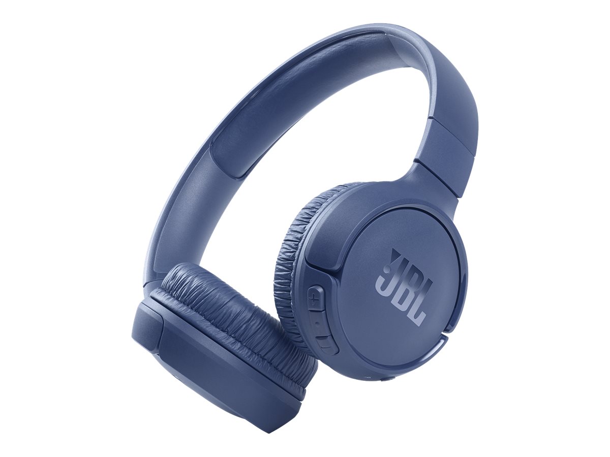 JBL Tune 510BT - Hovedtelefoner med mik. - på øret - Bluetooth - trådløs - Blå
