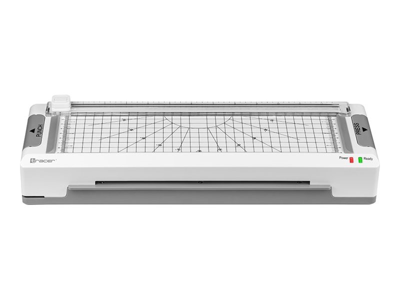 Tracer TRL-7 Lamineringsmaskine til kold- eller varmlaminering A4 Hvid