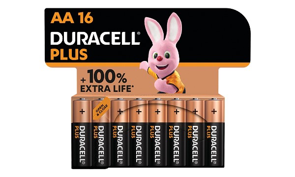 1x16 Duracell Plus Power Boost MN1500 AA LR6 1,5V
