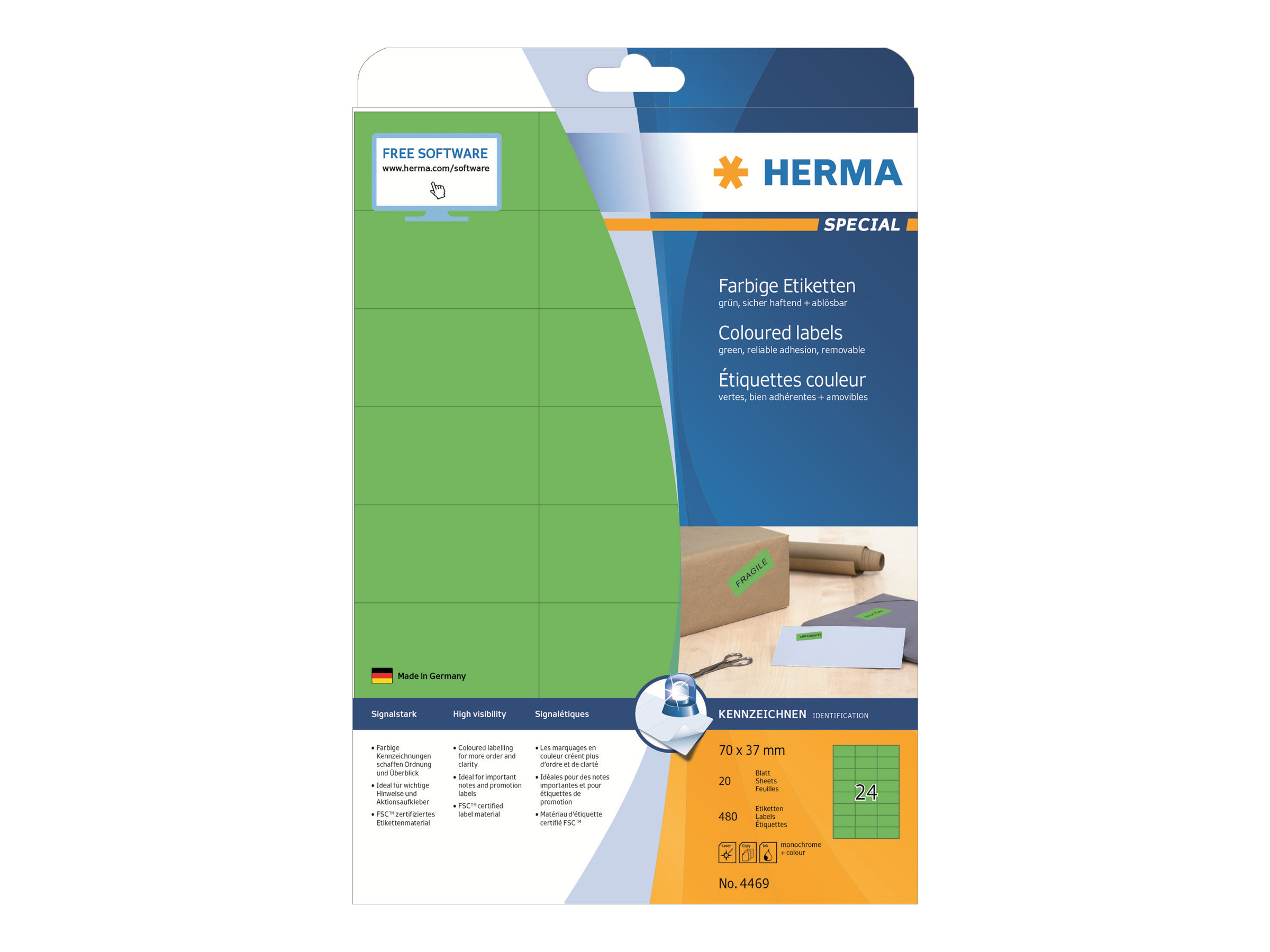 HERMA Special Etiketter 70 x 37 mm 480etikette(r)