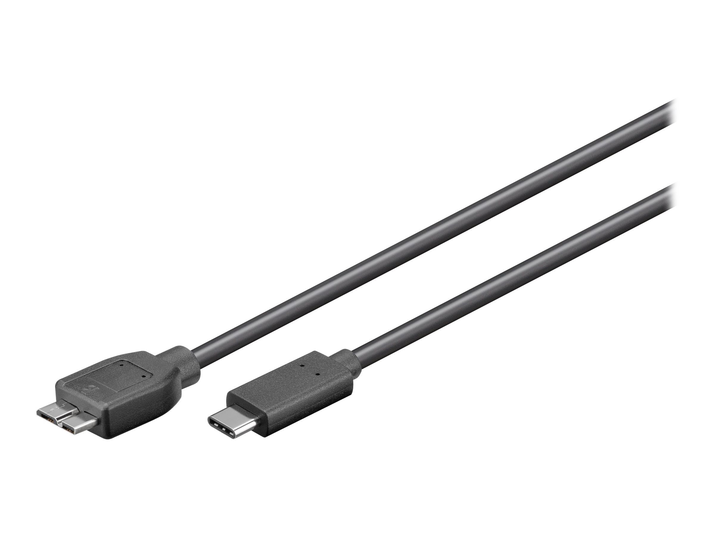Pro USB-C <-> USB Micro-B 3.0 - 0.6m - Sort