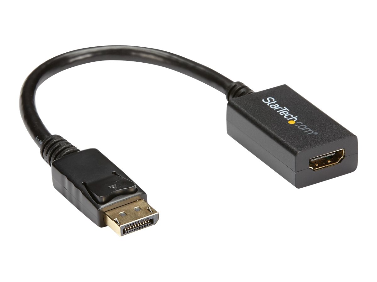 StarTech.com DisplayPort to HDMI Adapter - 1920x1200 - HDMI Video Converter - Latching DP Connector - Monitor to HDMI Adapter (DP2HDMI2) Videoadapter billede
