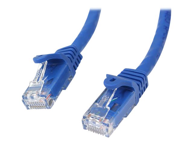 StarTech.com 5m CAT6 Cable - Blue Snagless CAT 6 Wire - 100W RJ45 UTP 650MHz Category 6 Network Patch Cord UL/TIA (N6PATC5MBL) CAT 6 Ikke afskærmet