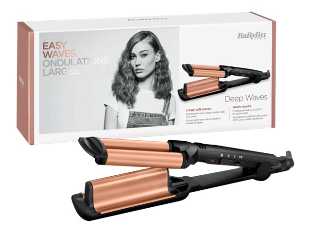 Babyliss W2447E glattejern/krøllejern - Sort/Orange