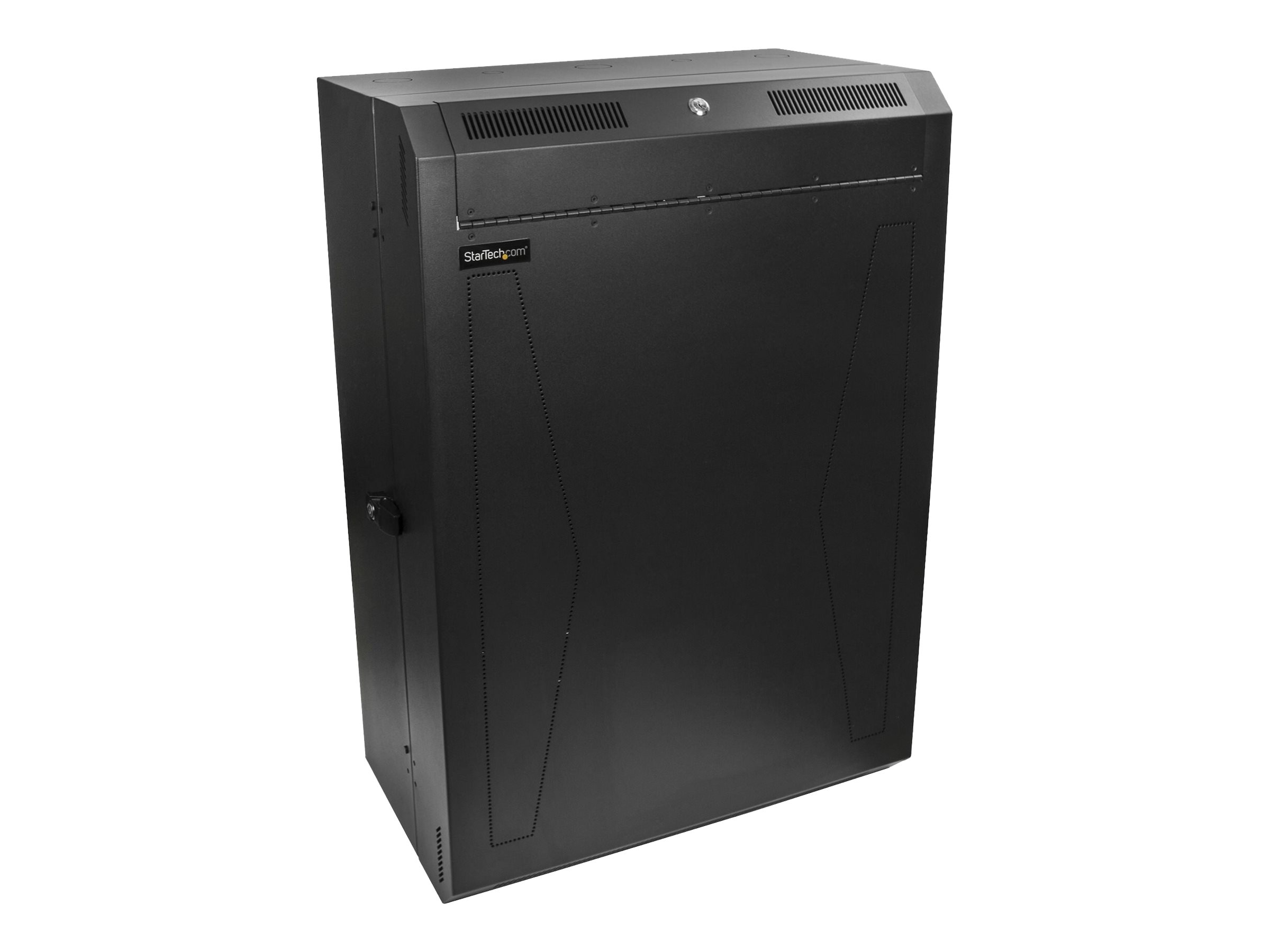 StarTech.com 8U 19" Vertical Wall Mount Server Rack Cabinet Enclosure - Low Profile ( ) - 30" Deep Locking w/2U for Network IT Equipment