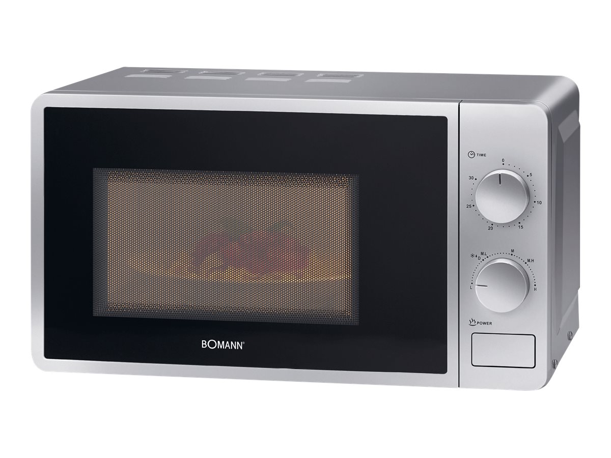 Bomann MW 6014 CB - microwave oven - freestanding - silver
