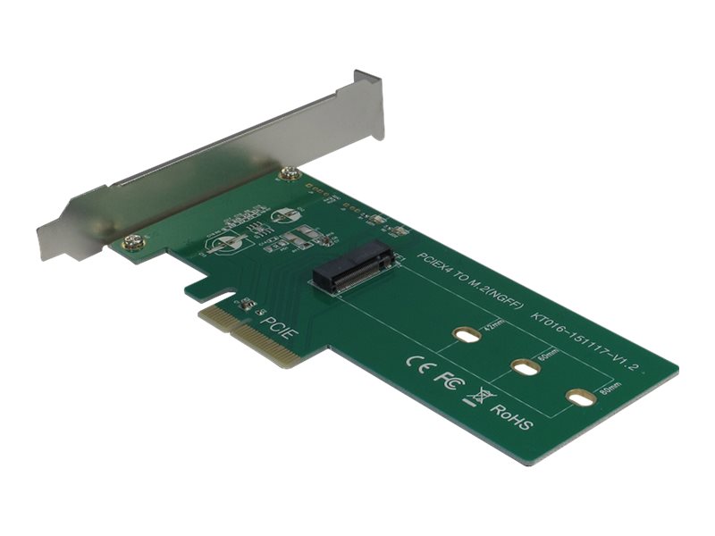 Inter-Tech KT016 - Interfaceadapter - M.2 Card - lavprofil - PCIe x4
