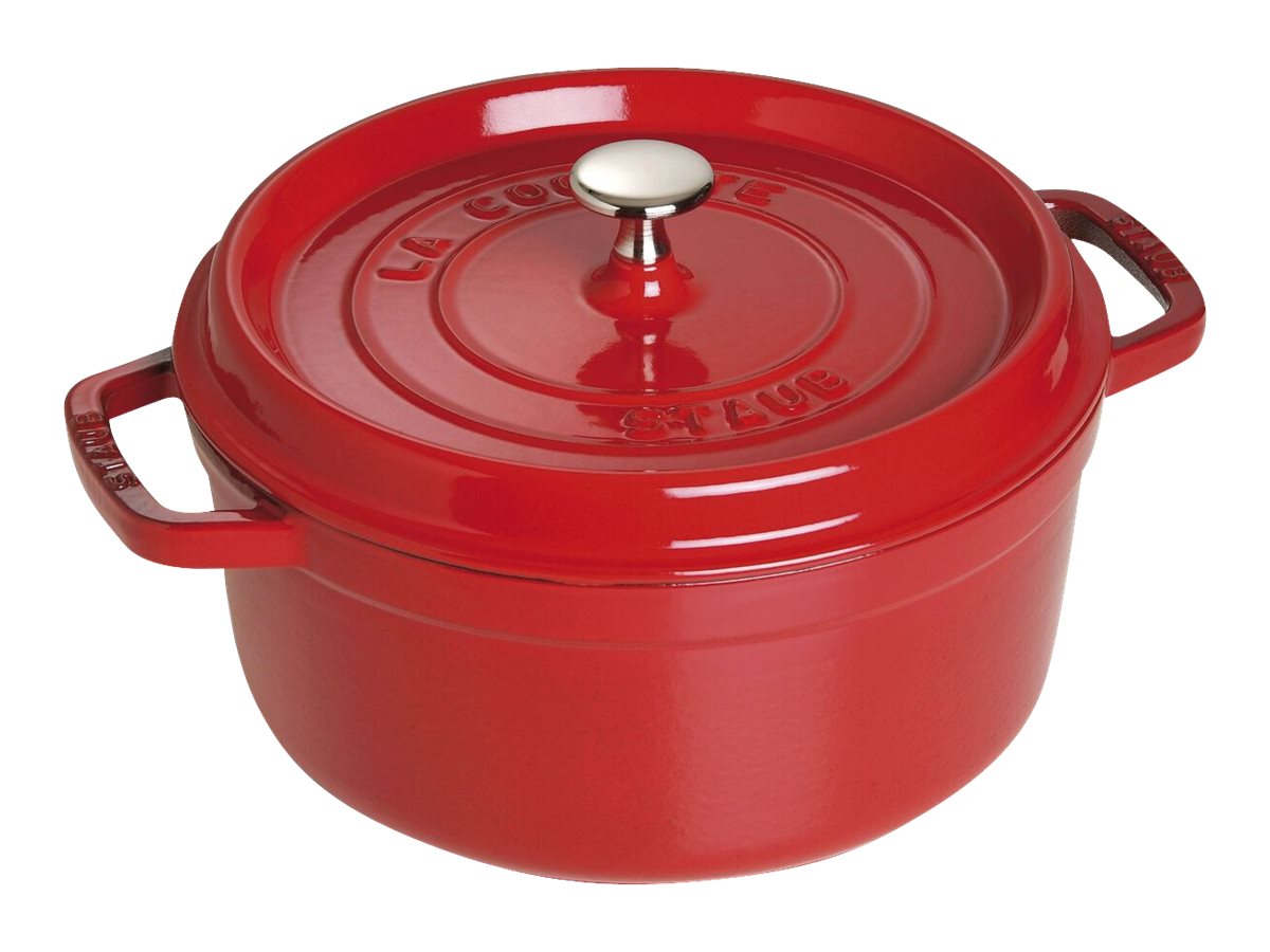 Staub 40509-840-0, 5,2 L, Rød, Støbejern, Emalje, Frankrig, 26 cm