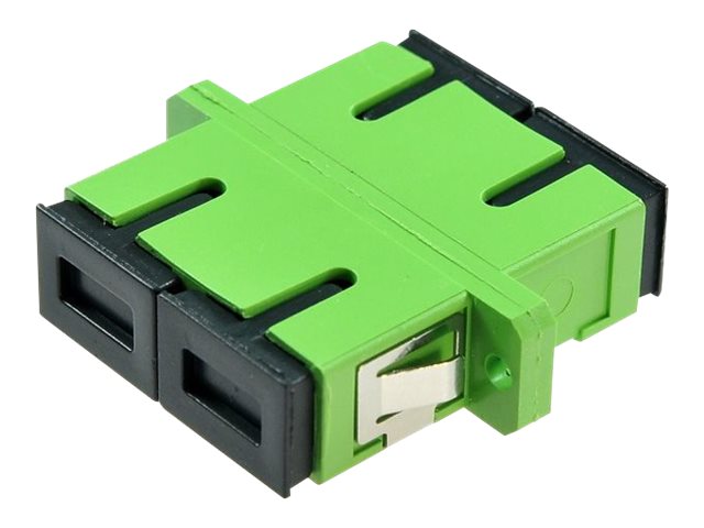 Alantec FOA-SCA-SMD fiberoptisk adapter SC/APC - duplex, grøn/sort