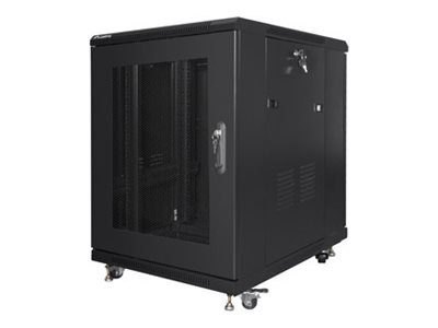Lanberg vægmonteret rack kabinet 19" IP20 - FF01-6815-23B (60×80 cm)