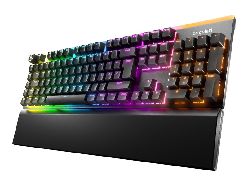 be quiet! Light Mount Linear + Dark Perk Ergo Gaming Bundle bestehend aus be quiet! Maus und Tastatur