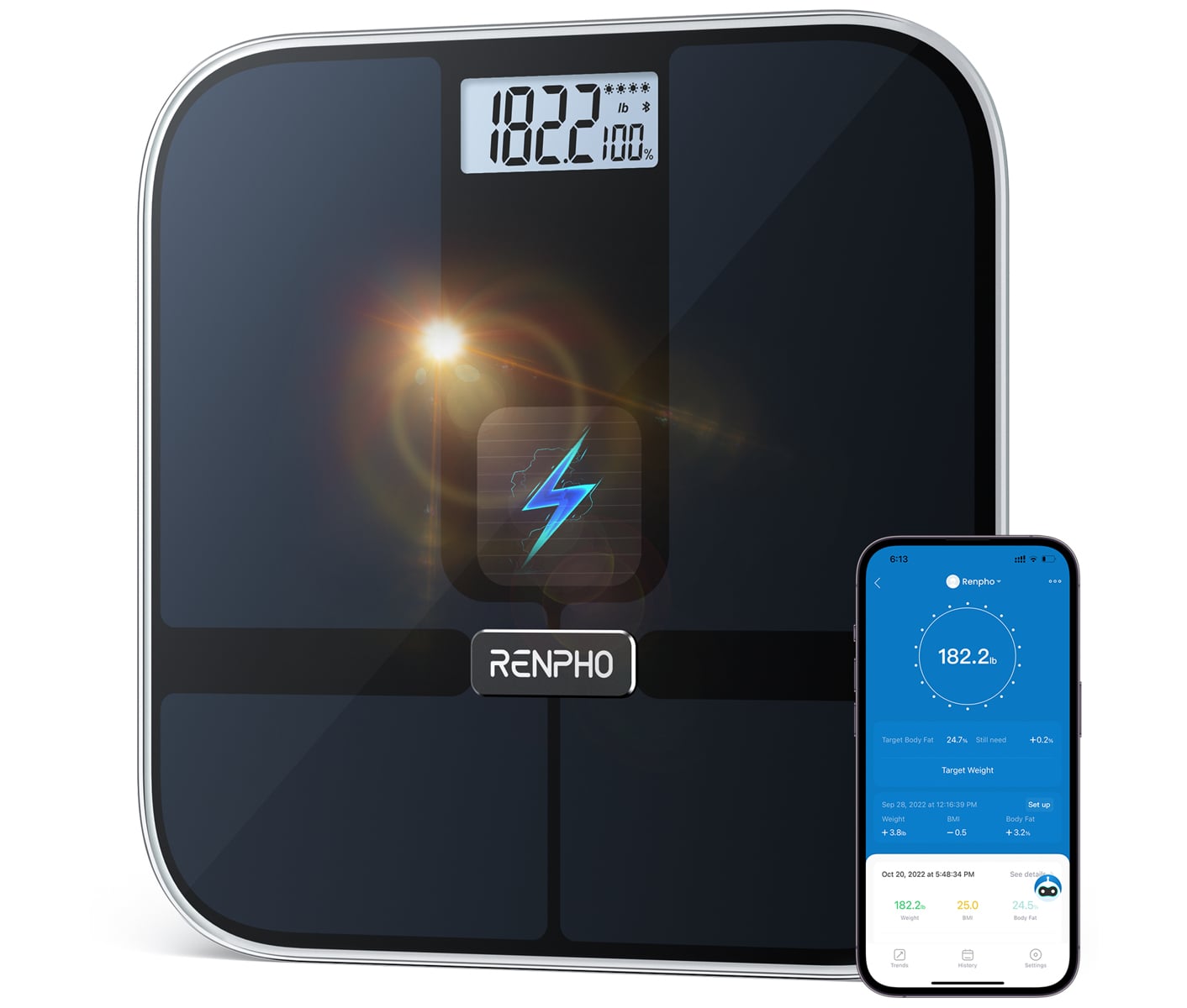 RENPHO Analysevægt Elis Solar 2