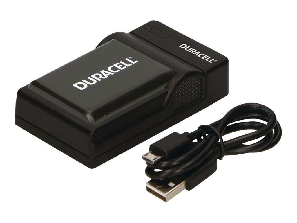 Duracell - USB-batterioplader - 1 x batterier lader op - sort - for Sony NP-FW50