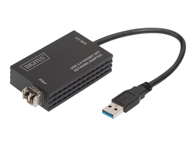 DIGITUS DN-3026 - Netværksadapter - USB 3.0 - Gigabit SFP x 1