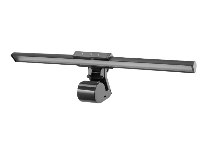 DIGITUS DA-90415 - Monitorlæselampe - LED - klemmemonterbar - 5 W - klasse F - varmt til koldt hvidt lys - 3000-6500 K - sort