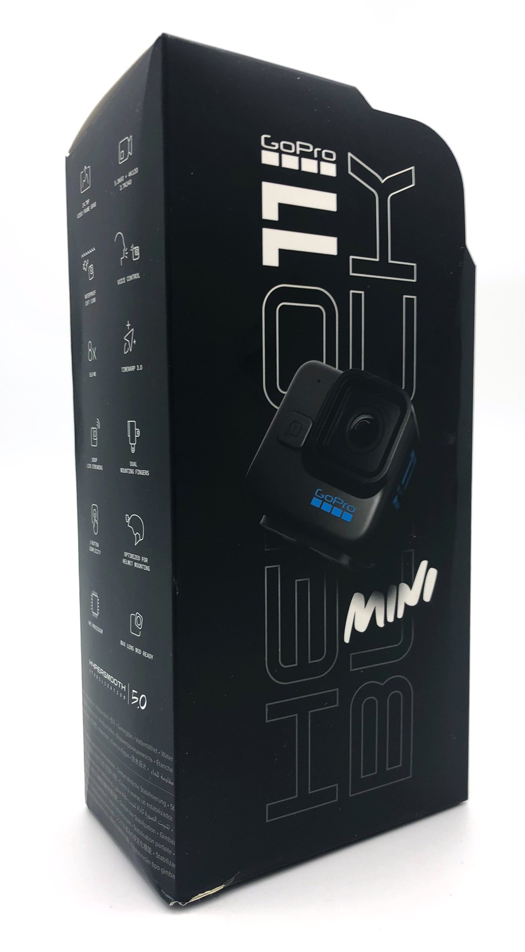 GoPro® | HERO11 Black Mini - Action-kamera - kompakt - 5.3K / 60 fps - 24.7 MP - trådløst netværk, Bluetooth - undervands op til 10 m