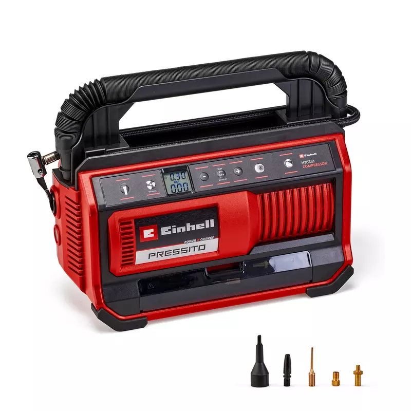 Einhell PRESSITO 18/25 hybrid kompressor 11 bar 18V/230V