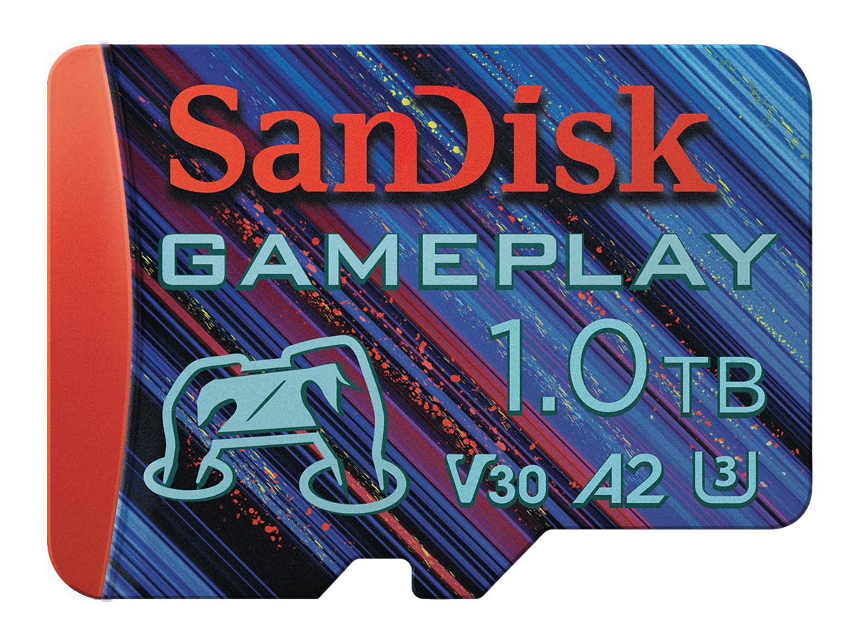 SanDisk GamePlay microSDXC UHS-I Memory Card 1TB 190MB/s