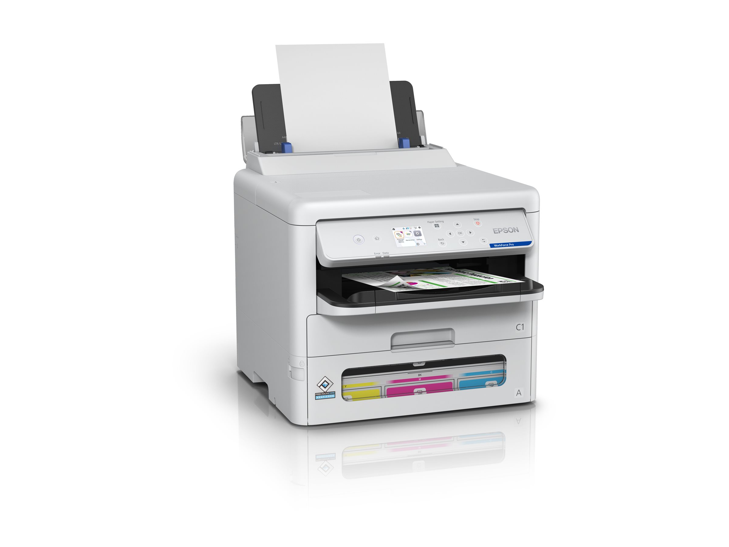 Epson WorkForce Pro EP-C800RDW - Printer - farve - Duplex - blækprinter - A4/Legal - 4800 x 1200 dpi - op til 25 spm (mono) / op til 25 spm (farve) -