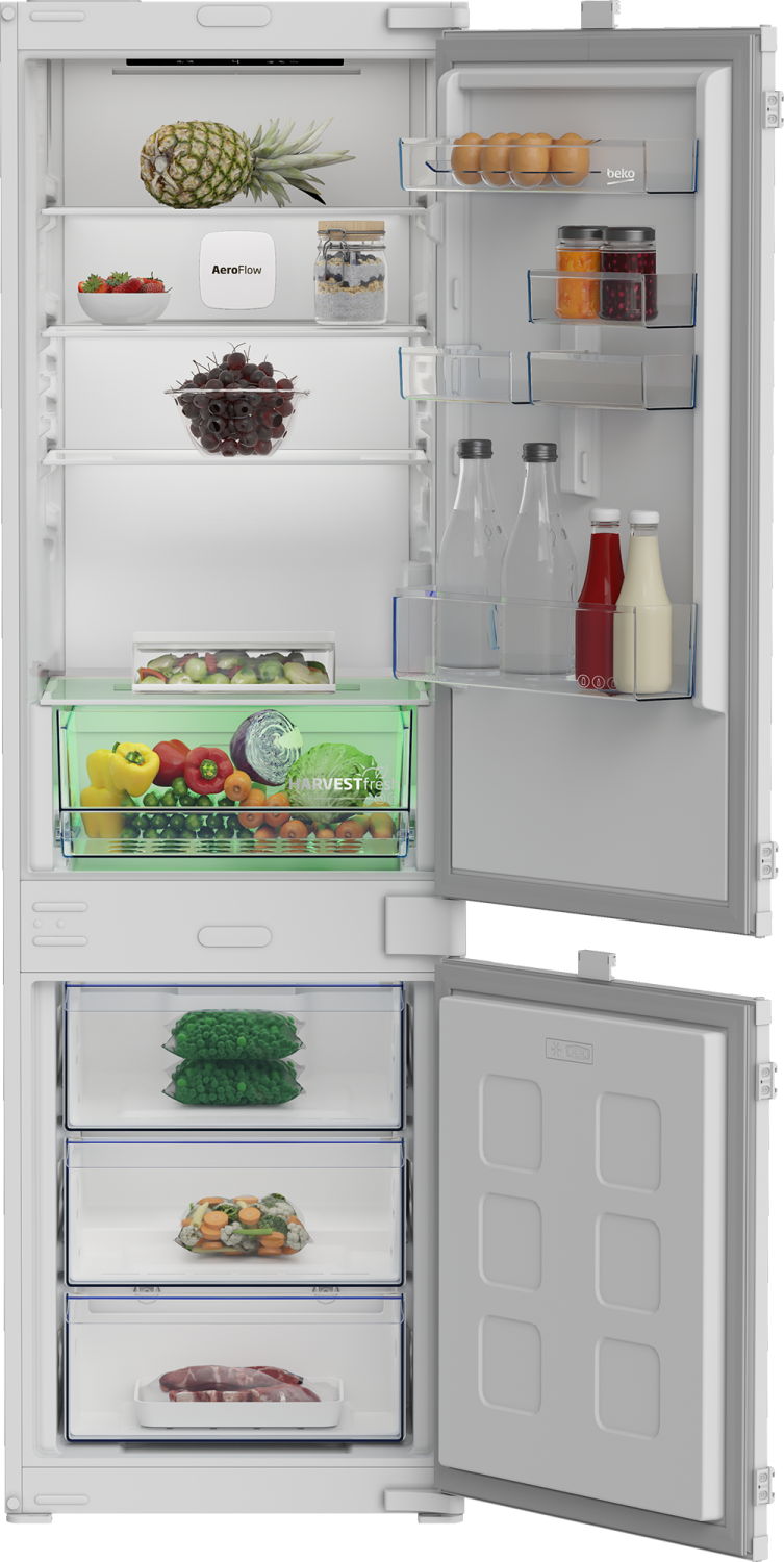 Beko b300 B3BCNA294HS Kølefryseskab Bund-fryser Hvid