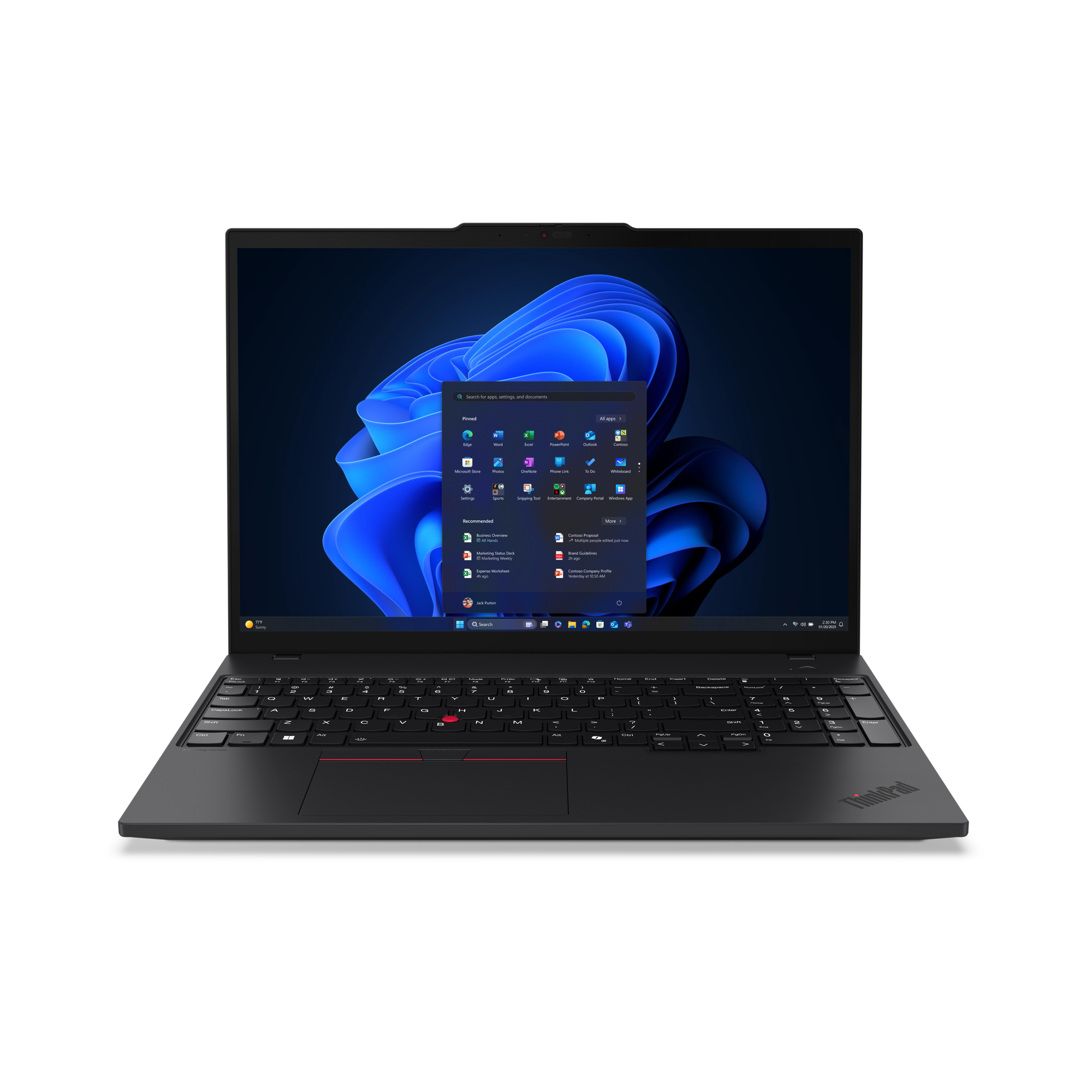 Lenovo ThinkPad T16 Gen 4 (Intel) Copilot+ PC 16" 16" 1920 x 1200 (WUXGA) 1920 x 1200 (WUXGA) 228V 228V 32GB 1TB Intel Arc Graphics 130V Windows 11